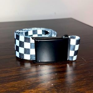 Black & White checkered belt